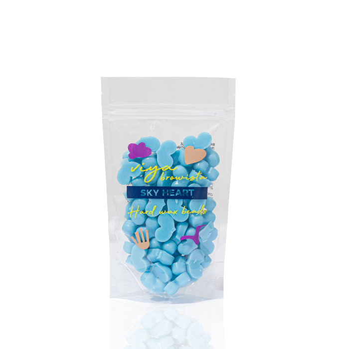 Віск гранульований Viya Browista Sky Heart, блакитний, 100 г