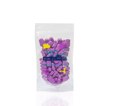 Воск гранулированный Viya Browista Purple Teddy, фиолетовый, 100 г