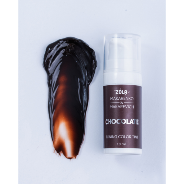 Фарба тонуюча ZOLA x Makarenko x Makarevich Toning Color Tint Chocolate, шоколадна, 10 мл