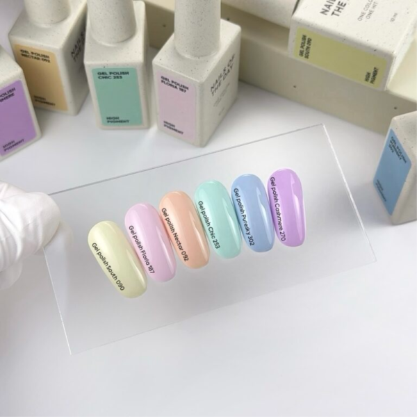 Гель-лак, в один шар NAILSOFTHEDAY №092 Nectar, персиковий, 10 мл