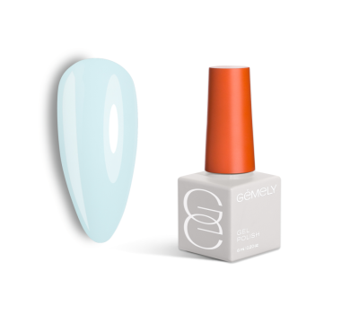 Гель-лак GEMELY Max Color №025, блакитний, 6 мл