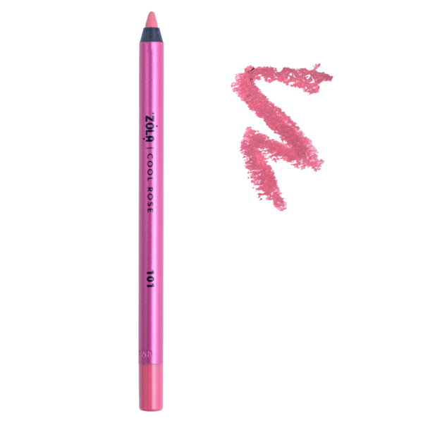 Гелевий олівець для губ Zola 101 Cool Rose, пилово-рожевий