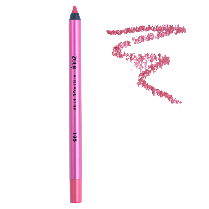 Олівець гелевий для губ Zola 105 Vintage Pink, рожевий