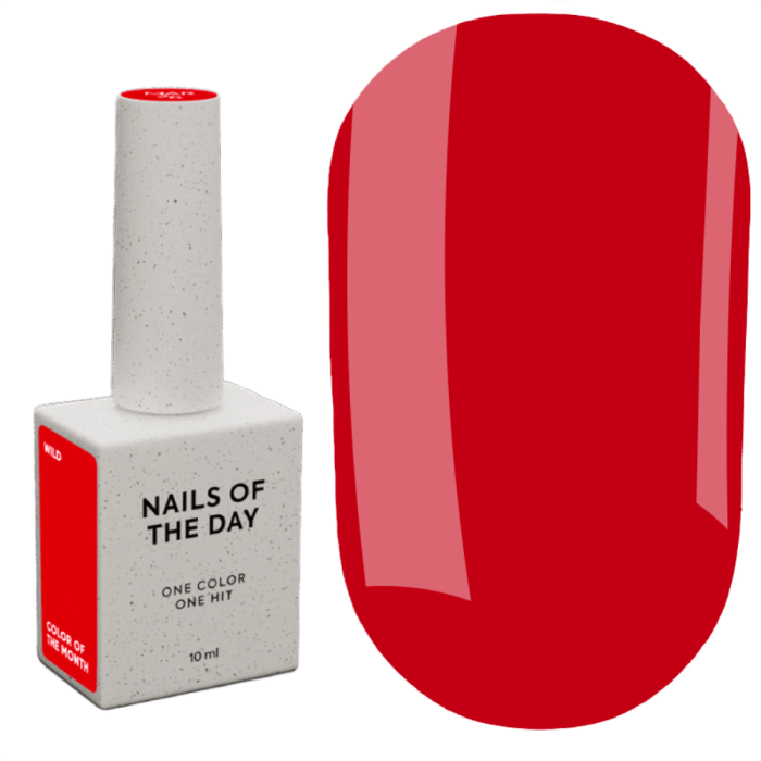 Гель-лак NAILSOFTHEDAY Color Of The Month March 2026, красный, 10 мл