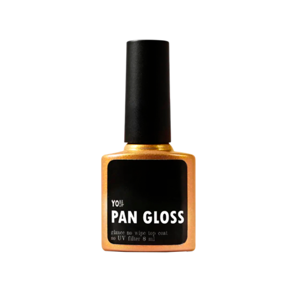 Топ без липкого шару YoNails Top Pan Gloss, без УФ-фільтра, екстремально глянсовий, 8 мл