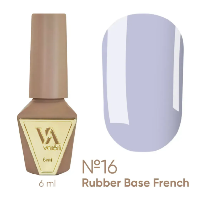 База камуфлирующая Valeri Rubber Base French New №016, лавандовая, 6 мл