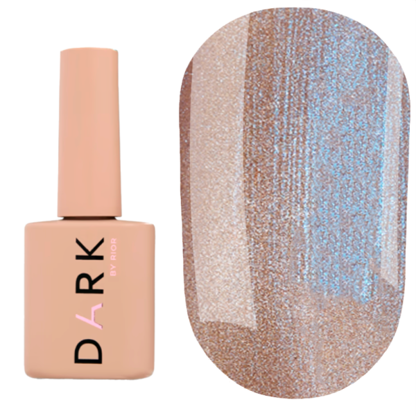 Гель-лак кошачий глаз DARK Gel Polish Cat Eye №36, пудра с голубым отливом, 6 мл