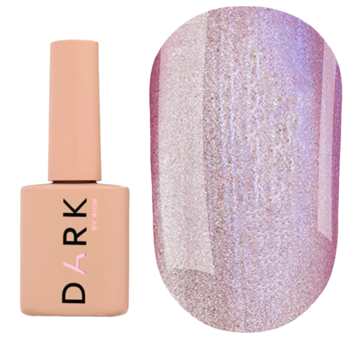 Гель-лак кошачий глаз DARK Gel Polish Cat Eye №37, розовый с фиолетовым отливом, 6 мл