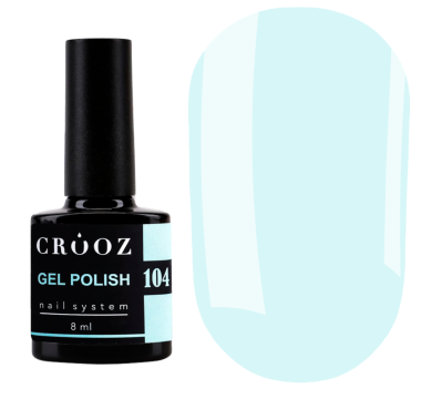 Гель лак Crooz Gel Polish №104, мятный, 8 мл