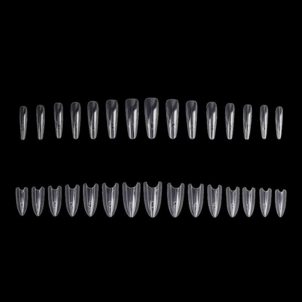 Верхние формы Crooz Smart Forms For Build-up Gel & Polygel Almond, сендвич, миндаль, 240 шт.