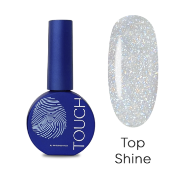 Топ з поталлю Touch Top Shine, без липкого шару, 13 мл