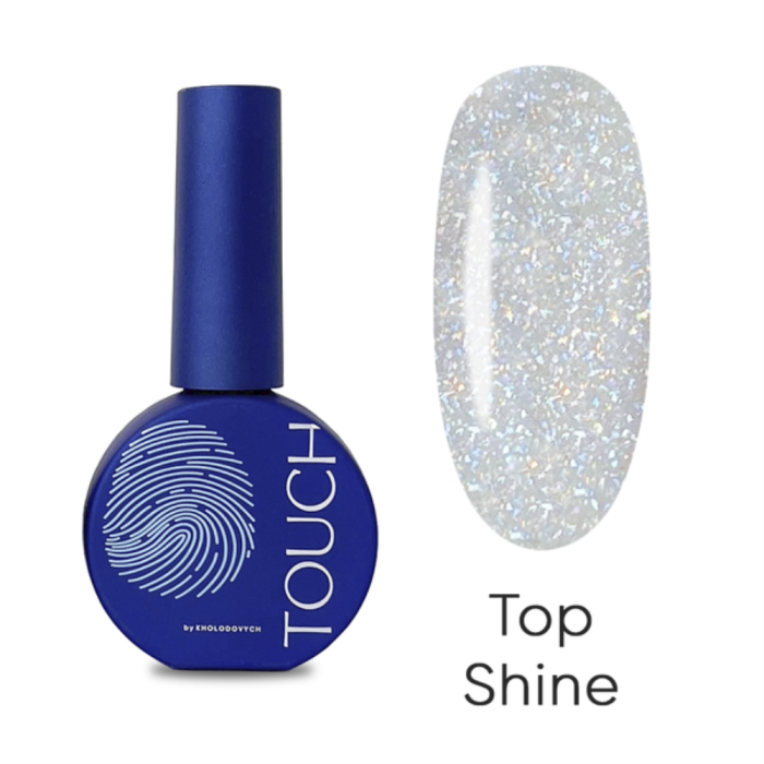 Топ з поталлю Touch Top Shine, без липкого шару, 13 мл