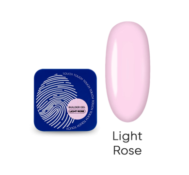 Гель для наращивания Touch Builder Gel №37 Light Rose, нежно-розовый, 10 мл