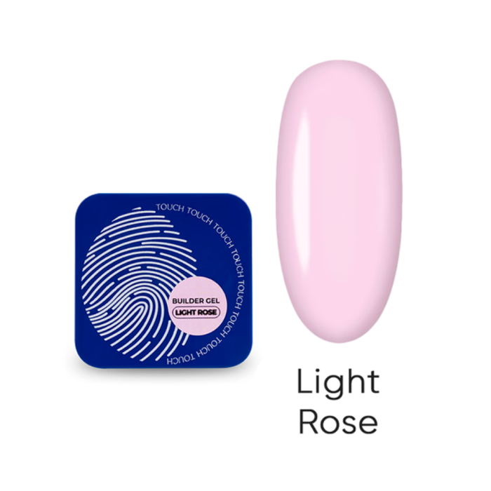 Гель для наращивания Touch Builder Gel №37 Light Rose, нежно-розовый, 10 мл