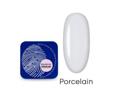 Гель для нарощування Touch Builder Gel №36 Porcelain, молочний з рожевим підтоном, 10 мл