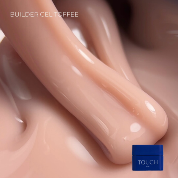 Гель для нарощування Touch Builder Gel №09 Toffee, кремово-бежевий, 10 мл