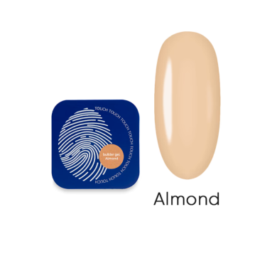 Гель для нарощування Touch Builder Gel №28 Almond, пісочний, 10 мл