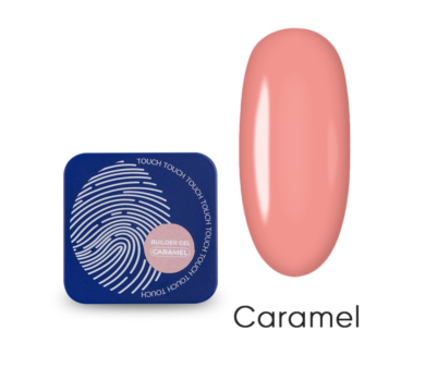 Гель для нарощування Touch Builder Gel №20 Caramel, рожева карамель, 10 мл