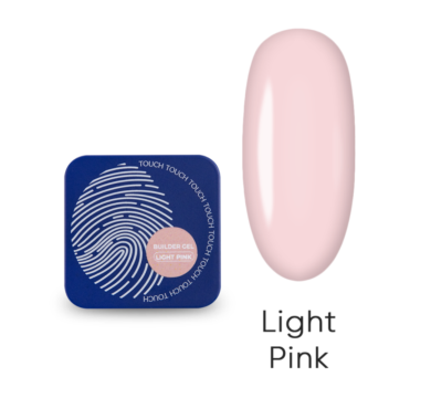 Гель для нарощування Touch Builder Gel №14 Light Pink, ніжно-рожевий, 10 мл