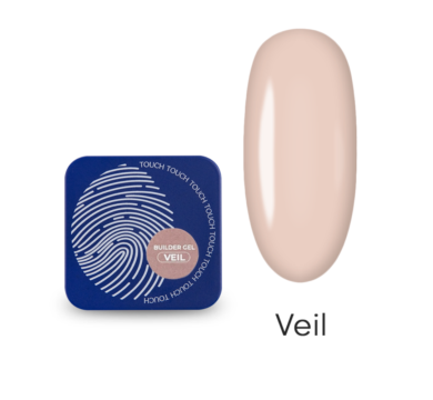 Гель для нарощування Touch Builder Gel №11 Veil, ніжно-рожевий, 10 мл