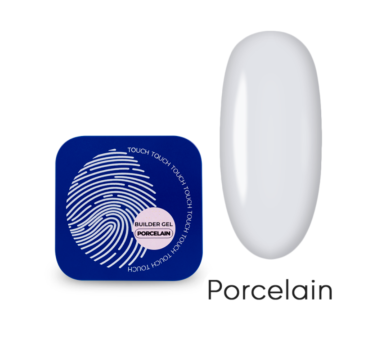 Гель для нарощування Touch Builder Gel №36 Porcelain, молочний з рожевим підтоном, 30 мл