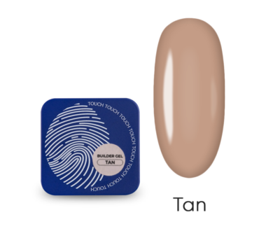 Гель для нарощування Touch Builder Gel №09 Toffee, кремово-бежевий, 10 мл