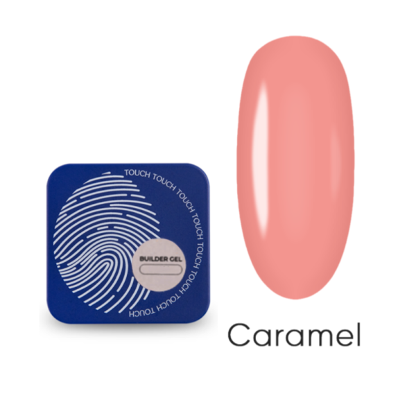 Гель для нарощування Touch Builder Gel №20 Caramel, рожева карамель, 30 мл