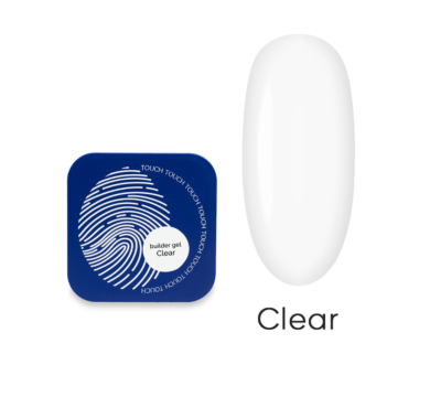 Гель для нарощування Touch Builder Gel №01 Clear, прозорий, 30 мл
