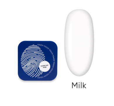 Гель для нарощування Touch Builder Gel №02 Milk, молочний, 30 мл