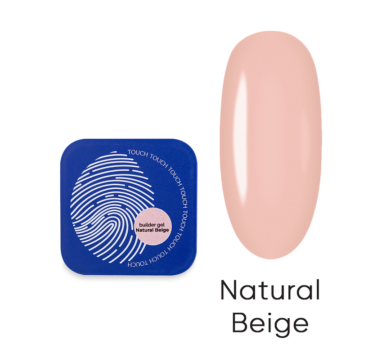 Гель для наращивания Touch Builder Gel №12 Natural Beige, натуральный бежевый, 30 мл