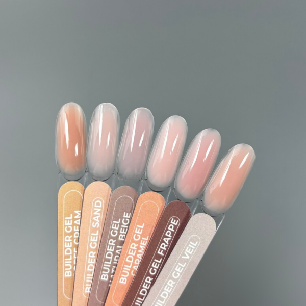 Гель для нарощування Touch Builder Gel №12 Natural Beige, натуральний бежевий, 30 мл