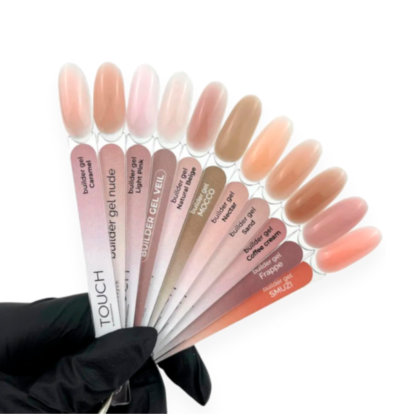 Гель для наращивания Touch Builder Gel №23 Nude, нюдовый-розовый, 30 мл