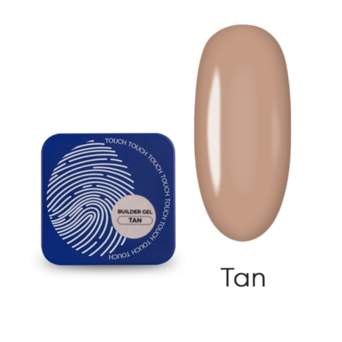 Гель для нарощування Touch Builder Gel №10 Tan, холодний нюд, 30 мл