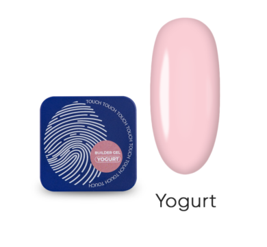 Гель для нарощування Touch Builder Gel №16 Yogurt, рожевий, 30 мл