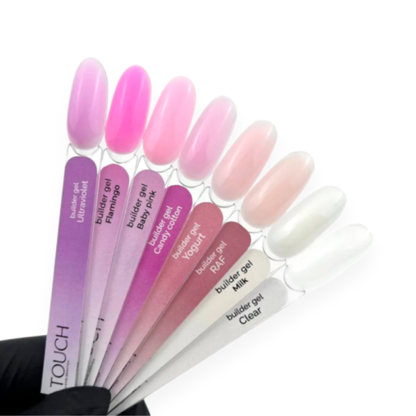 Гель для наращивания Touch Builder Gel №16 Yogurt, розовый, 30 мл