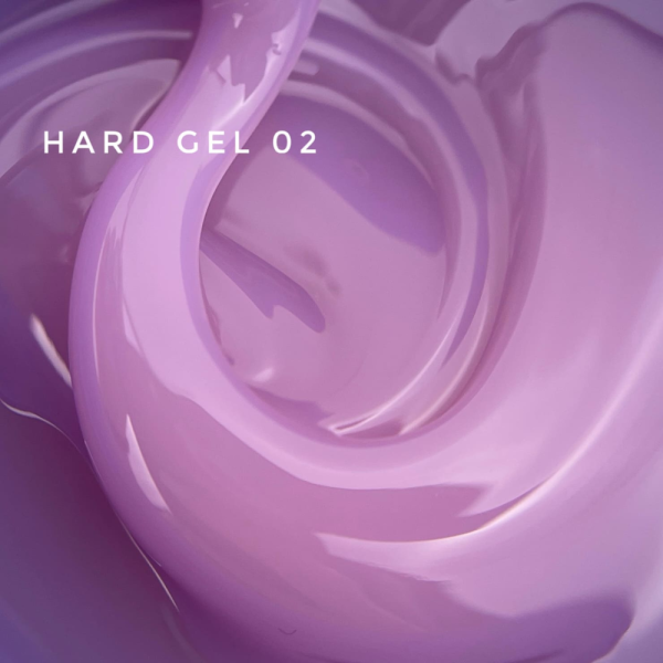 Гель для наращивания Touch Hard Gel №02, полупрозрачный розовый, 15 мл