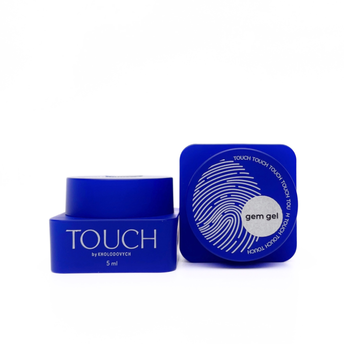 Гель для наращивания на гелевые типсы и дизайна Touch Gem Gel, прозрачный, 5 мл