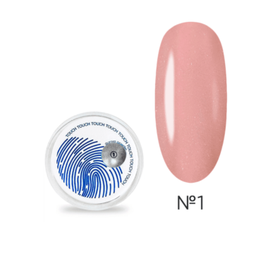 Втирка Touch Aurora Powder №01, персиковый жемчуг, 5 г