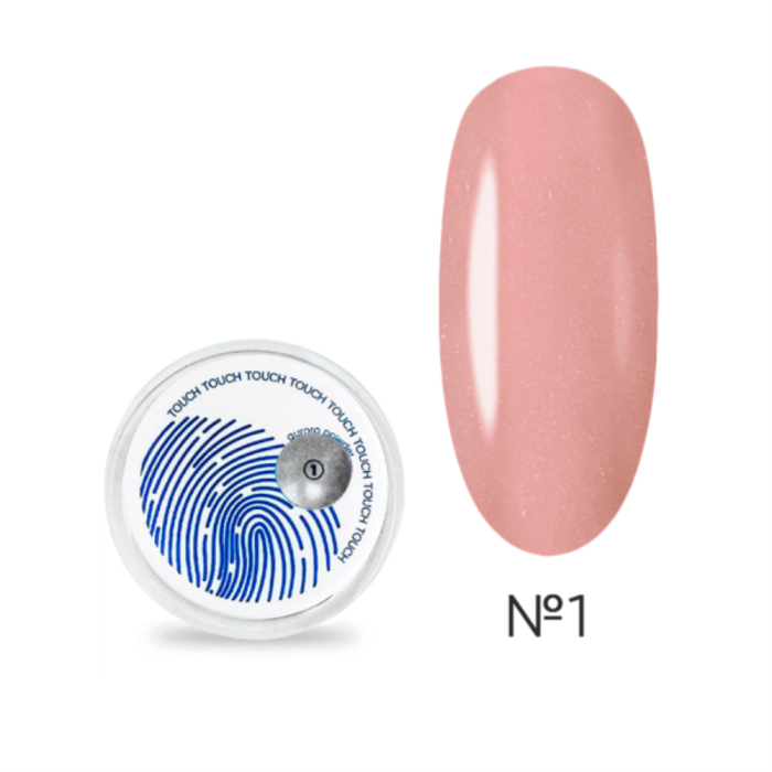 Втирка Touch Aurora Powder №01, персикові перли, 5 г