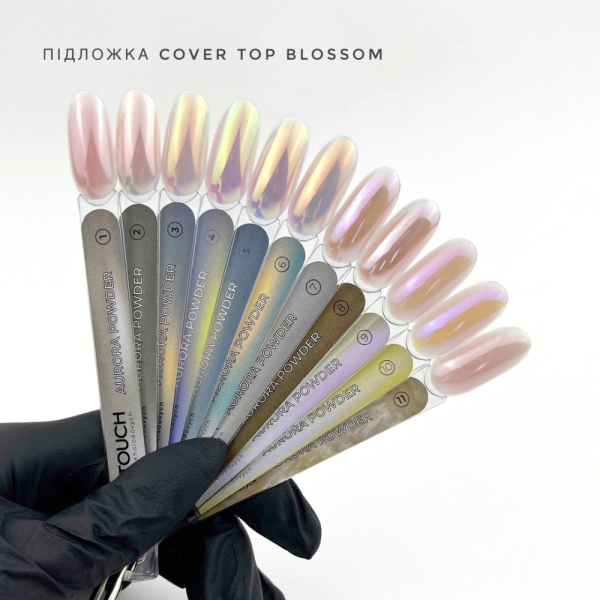 Втирка Touch Aurora Powder №11, розовая, 5 г