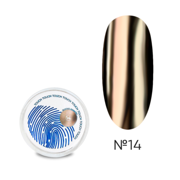 Втирка Touch Aurora Powder №14, золота, 5 г