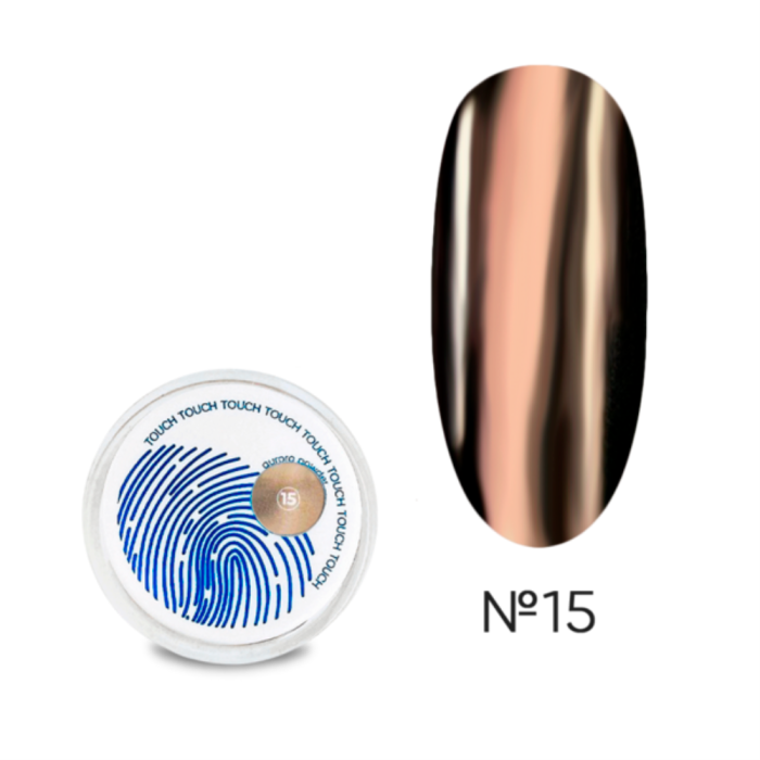 Втирка Touch Aurora Powder №15, коричнева, 5 г
