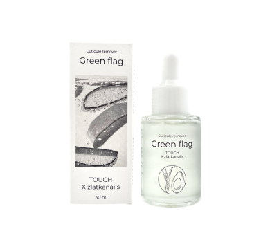 Ремувер для кутикули лужний Touch Green Flag, 30 мл