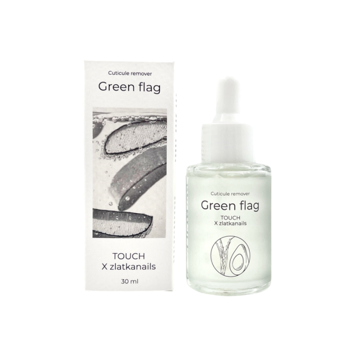 Ремувер для кутикулы щелочной Touch Green Flag, 30 мл