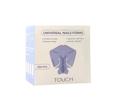 Нижні форми Touch Universal Nails Forms, 300 шт.