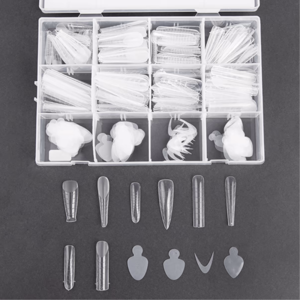 Верхні форми Touch Nail Forms Mix 8in1+молди, 288 шт.