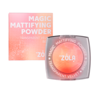 Пудра Zola Magic Mattifying Powder Beige, бежева