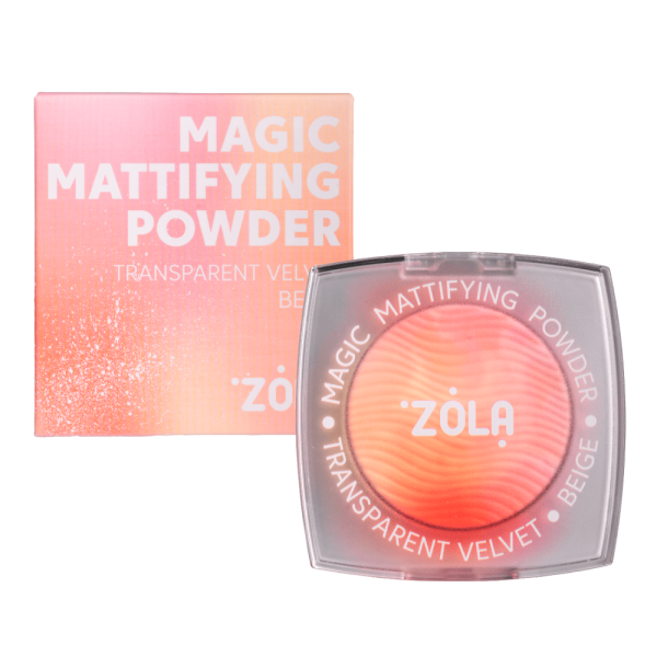 Пудра Zola Magic Mattifying Powder Beige, бежевая