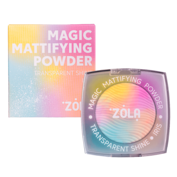 Пудра Zola Magic Mattifying Powder Iris, с сияющим эффектом