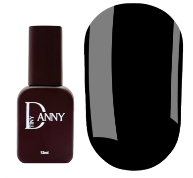 Гель-лак DANNY Gel Polish Light Black, чорний, 12 мл